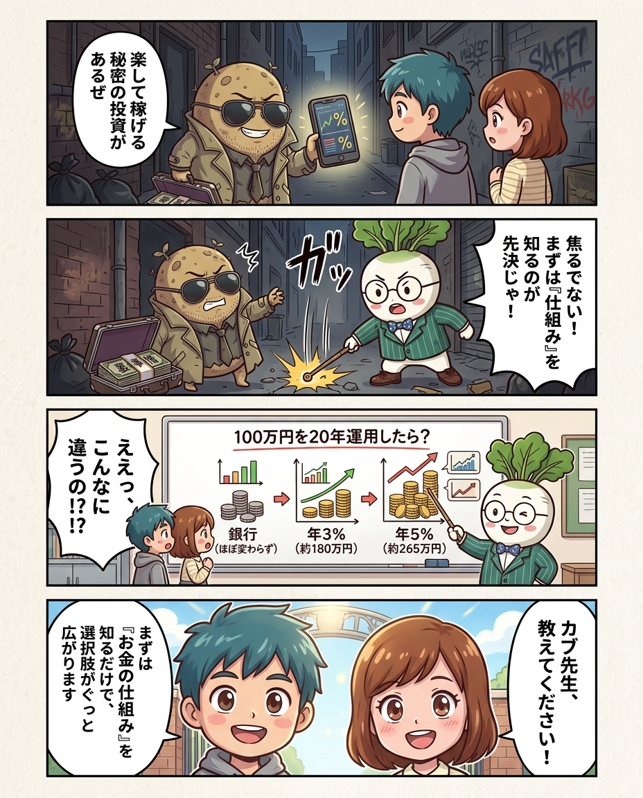 カブ先生の学校 マンガ2