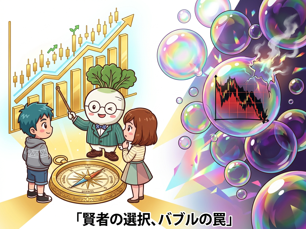 【歴史は繰り返す】日本バブル・ITバブル・住宅バブルを徹底比較！過熱の罠と現代のAIブームへの教訓