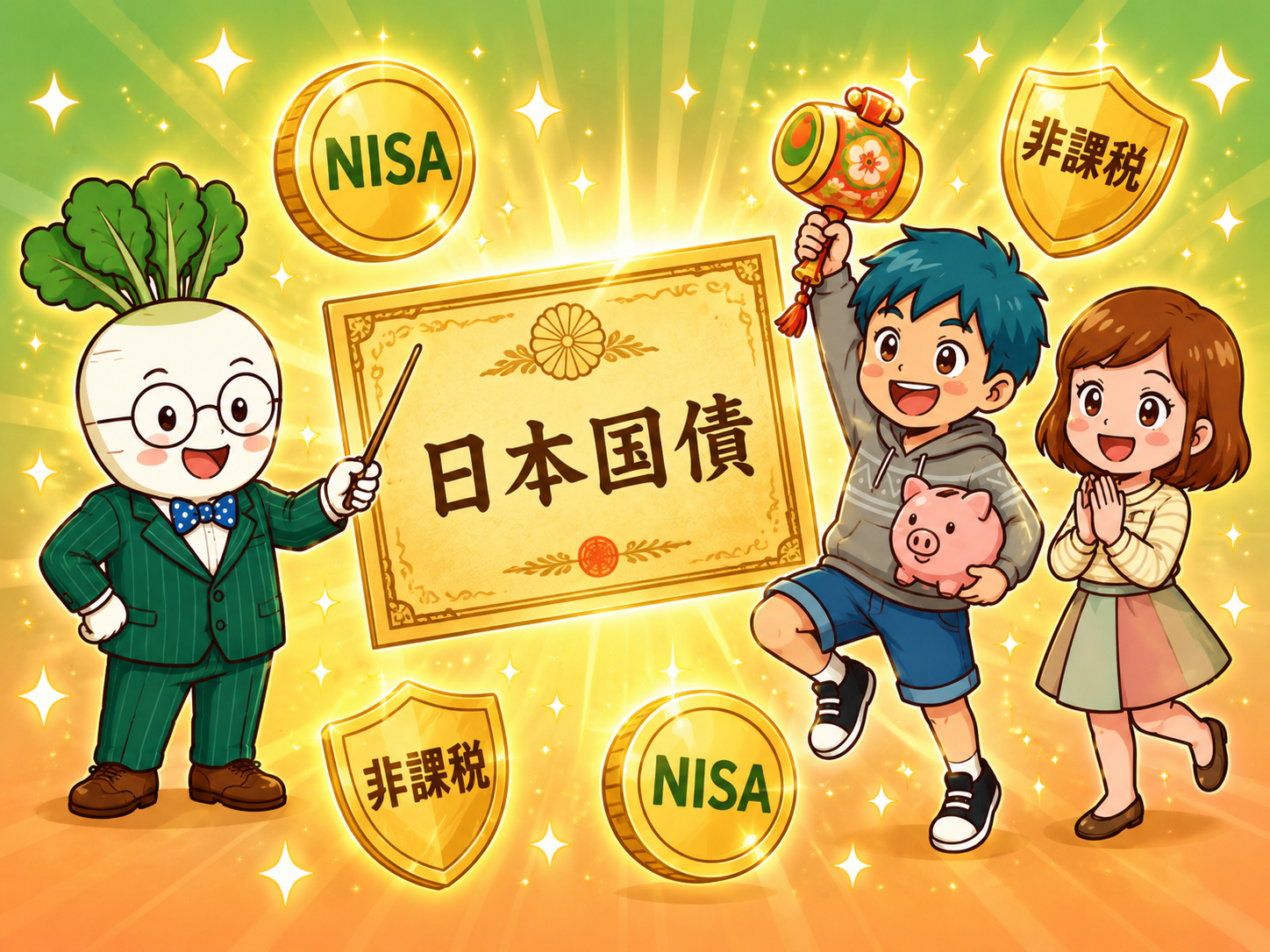 【国債NISA化？】税優遇の真実と国債のキホンをカブ先生が解説！