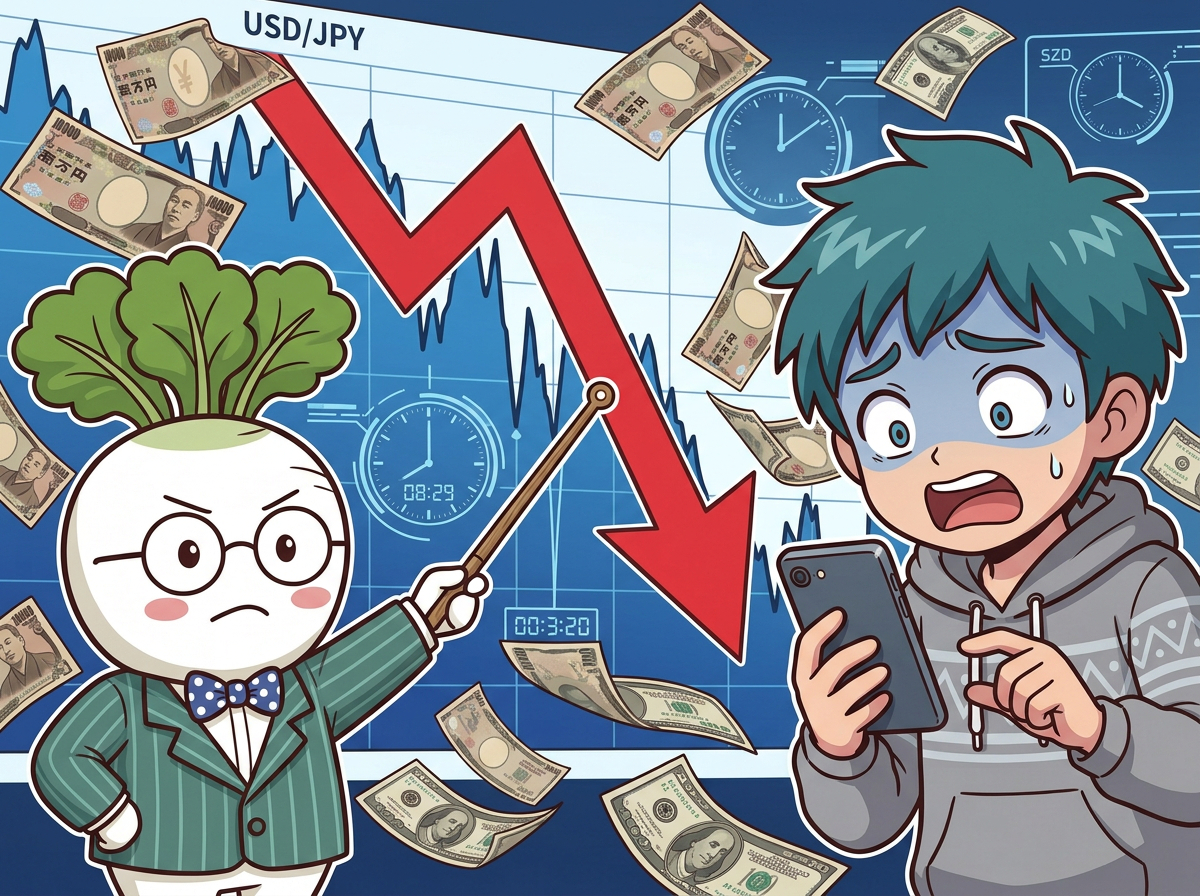 【ドル円5円急変】為替介入と時間稼ぎの限界 | カブ先生のお金の学校