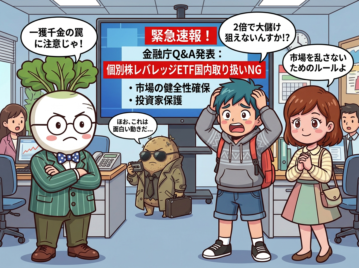 個別株レバレッジETFとは？禁止理由 | カブ先生のお金の学校