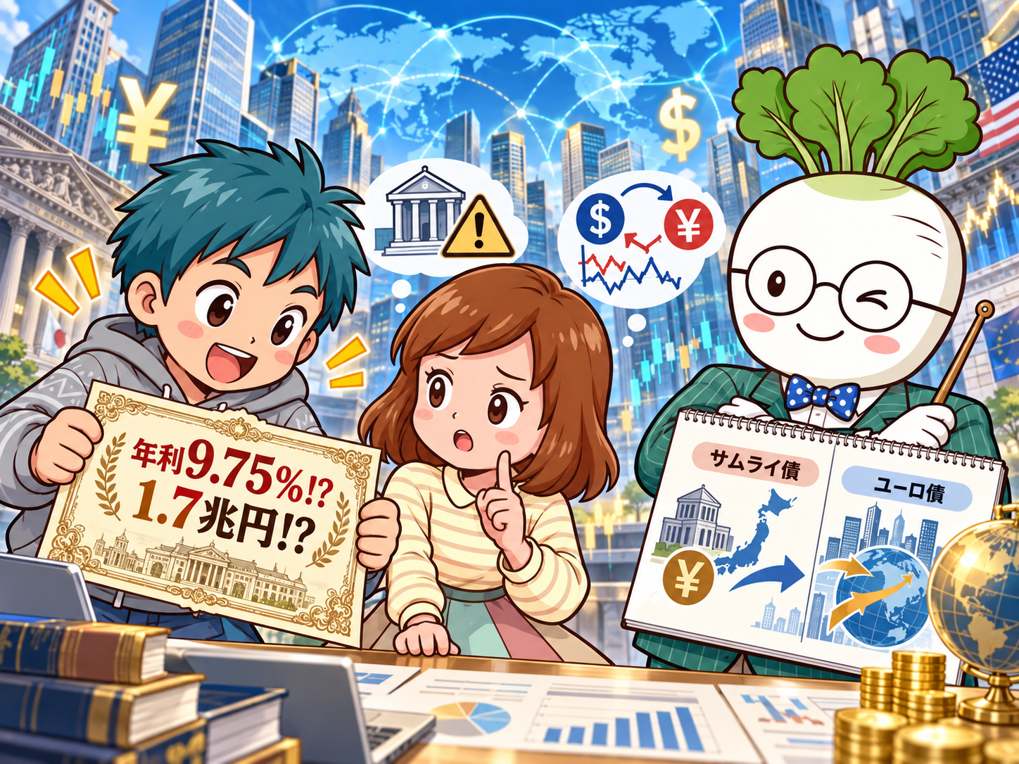 ソフトバンクGが1.7兆円外債発行！最大9.75%の衝撃と外債の基礎知識（サムライ債・ジャンク債）徹底解説
