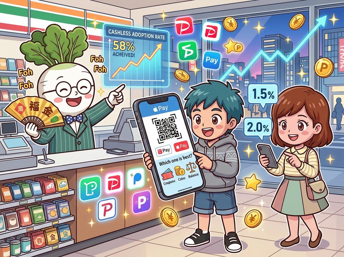スマホ決済比較2026！PayPay・楽天ペイ・d払いお得度と浸透度の結論