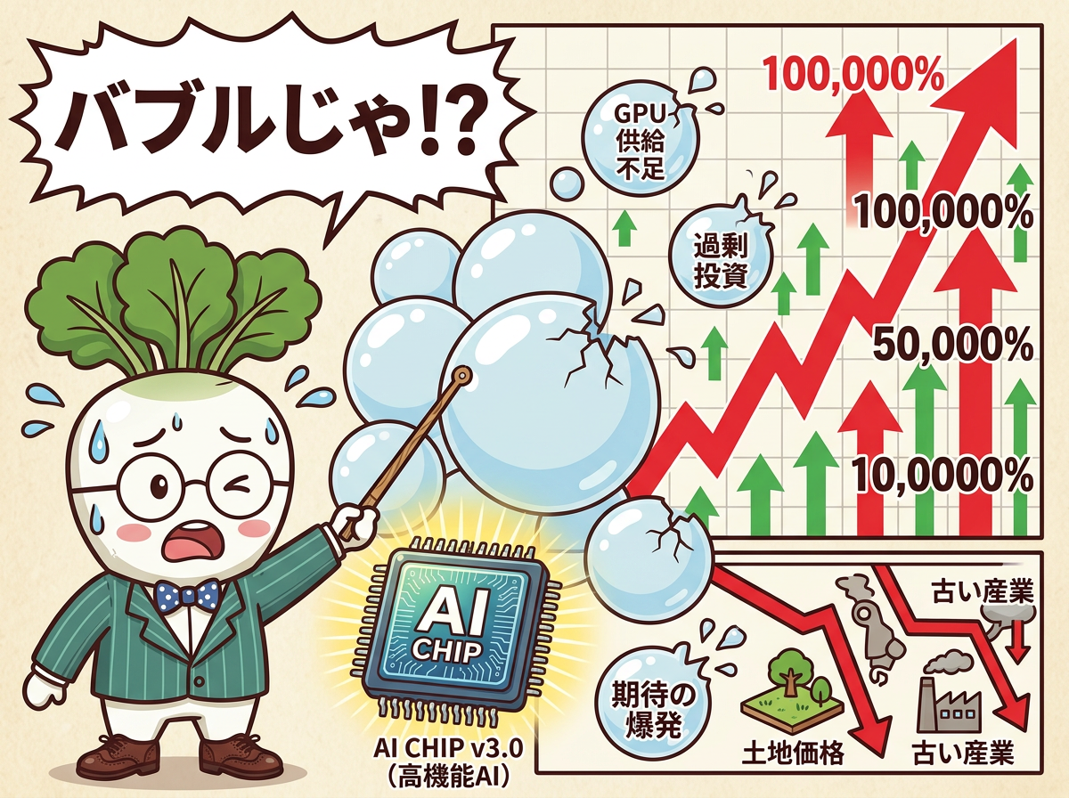 AI半導体バブルはいつ弾ける？投資家が注視すべき3つの指標
