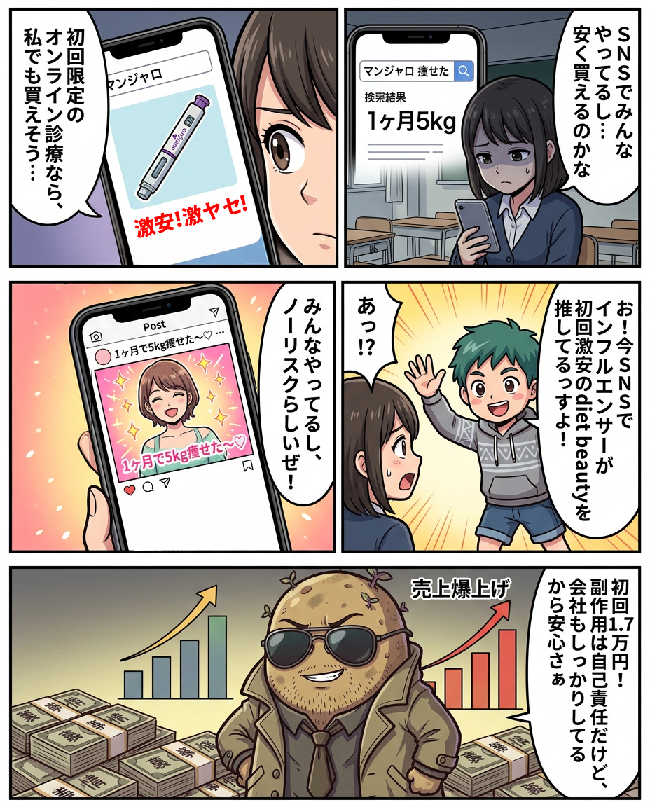 GLP-1ダイエットと逃げ得ビジネスの闇