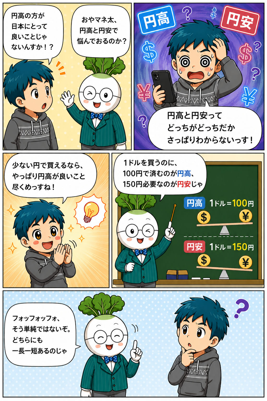 円高と円安の基本